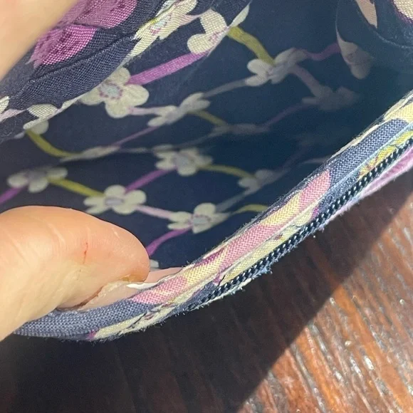 Vera Bradley Purple and Yellow Floral Backpack​​​ - Picture 4 of 12